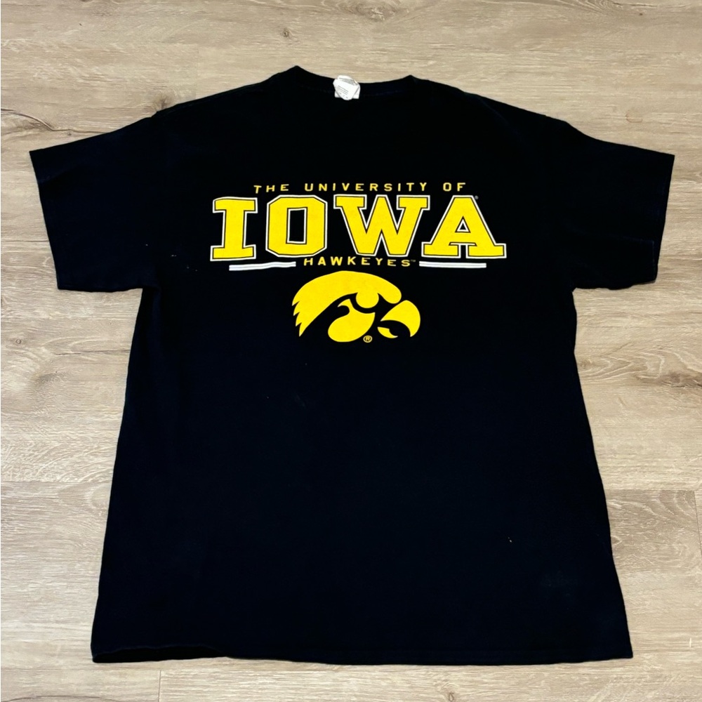 University of Iowa Hawkeyes Black T-Shirt